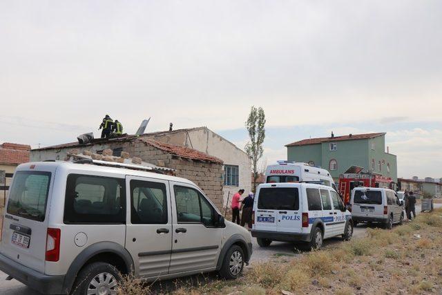 Müstakil evde çıkan yangın büyümeden söndürüldü