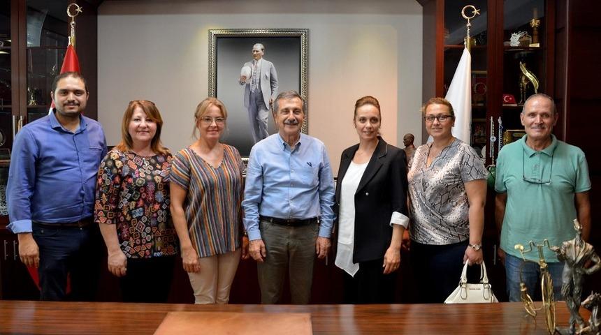 Kantin işletmecilerinden Ata&ccedil;&rsquo;a ziyaret