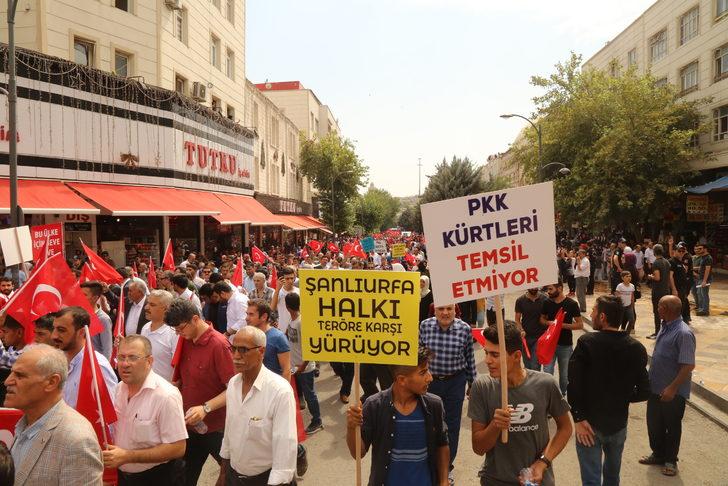 Şanlıurfa'da binlerce kişi terörü lanetledi G1