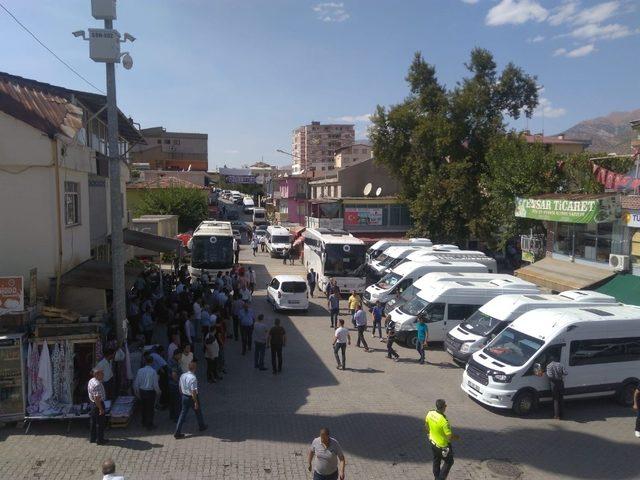 Batman’da yapılacak olan ’Teröre lanet’ yürüyüşüne Sason’dan yoğun katılım