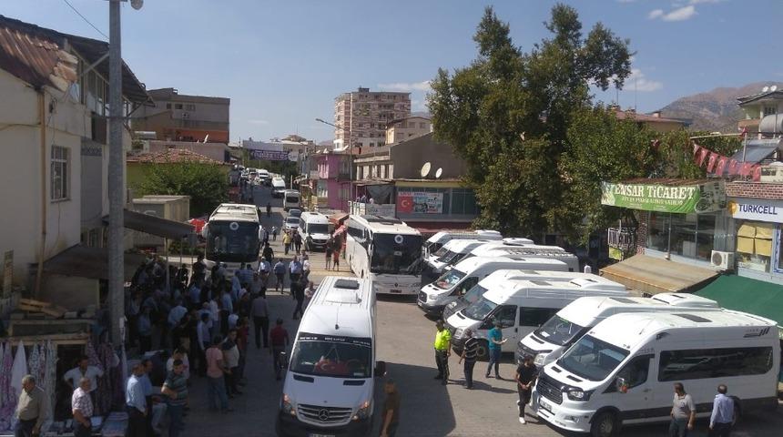 Batman’da yapılacak olan ’Teröre lanet’ yürüyüşüne Sason’dan yoğun katılım