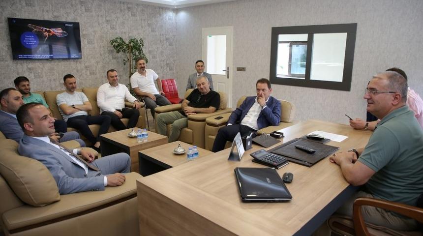 Yatırımcılar ile başkan buluştu