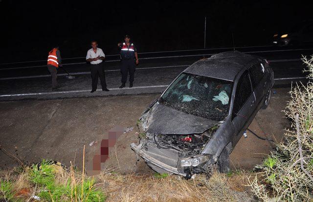 Antalya'da trafik kazası: 1 ölü, 1 yaralı