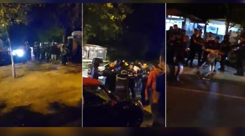 Sarıyer’de seyyar satıcılar ile zabıtalar birbirine girdi