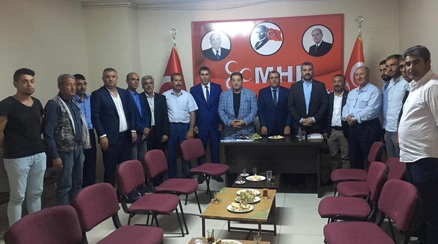 MHP’nin ilçe ziyaretleri sürüyor