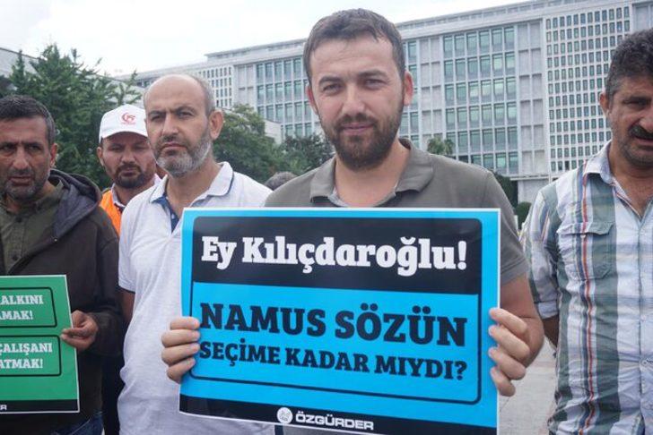 İBB'de işten çıkarılan işçilerin başlattığı eylemde 18'inci güne girildi G1