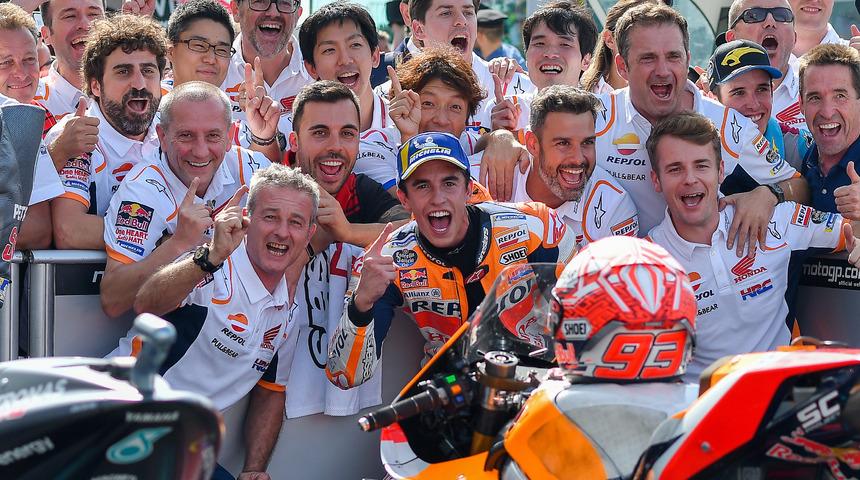 San Marino'da şampiyon Marc Marquez