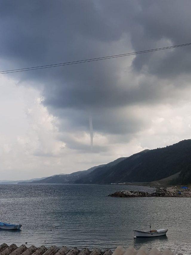 Sinop’ta çıkan hortum korkuttu