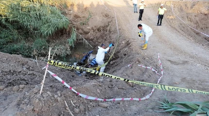 Motosikleti ile dereye u&ccedil;an yaşlı şahıs hayatını kaybetti