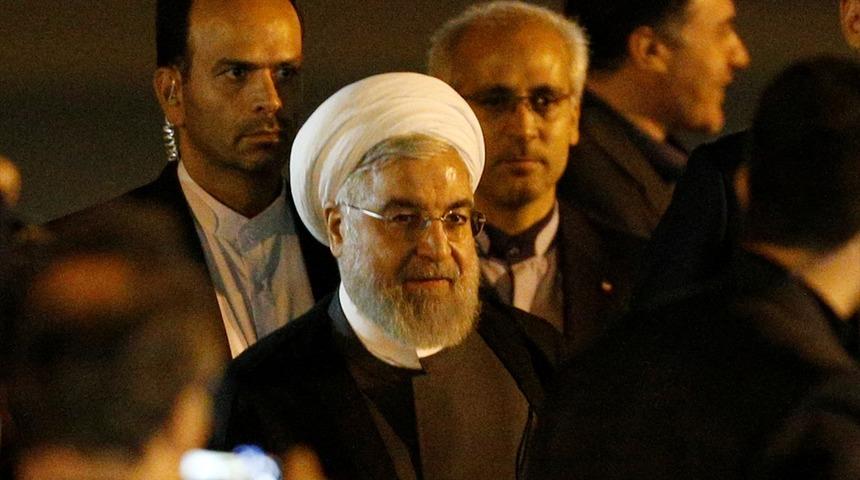 İran Cumhurbaşkanı Ruhani Ankara'ya geldi