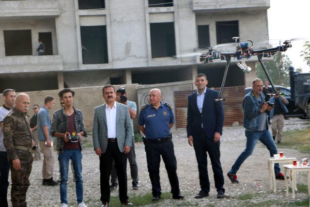 Vali Akbıyık'tan drone tasarlayan Bedran'a ziyaret