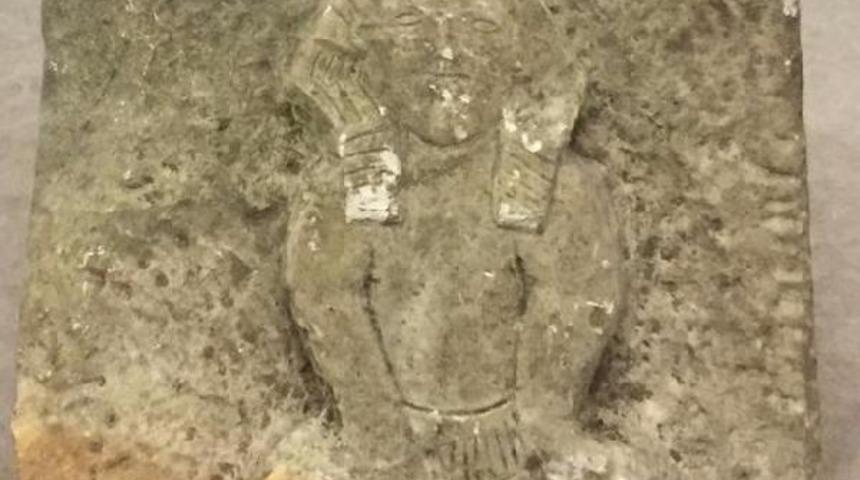 Ordu'da firavun heykeli ele geçirildi