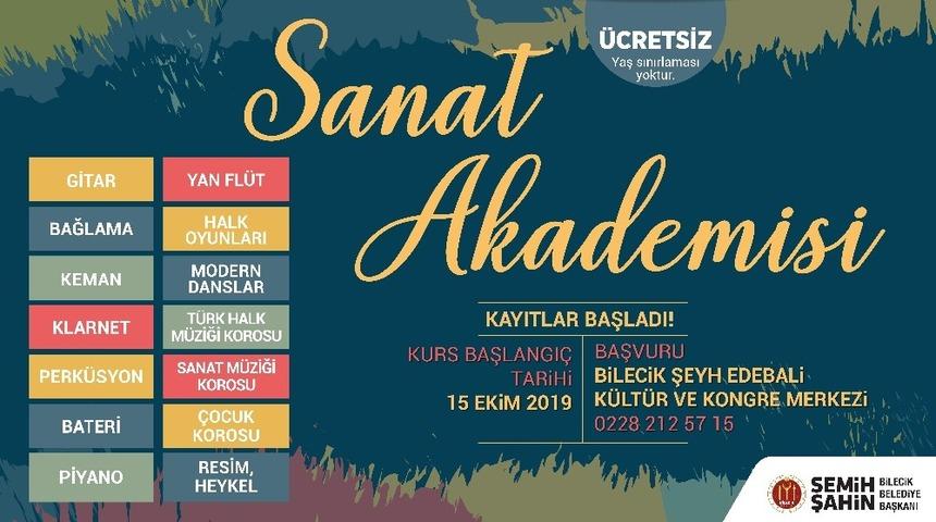 Sanat Akademisi kayıtları başladı