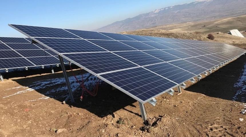 K&ouml;y&uuml;n su sorunu g&uuml;neş panelleriyle &ccedil;&ouml;z&uuml;lecek