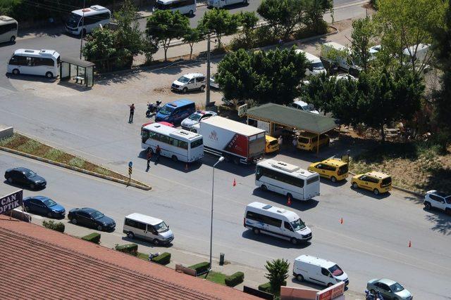 Antalya’da turizm bölgelerine havadan trafik denetimi