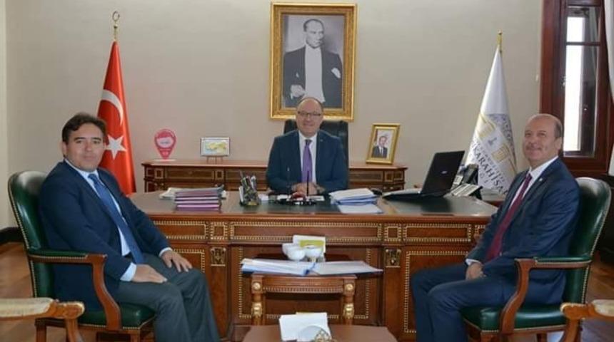 Başkan Bozkurt Vali Tutulmaz&rsquo;ı makamında ziyaret etti