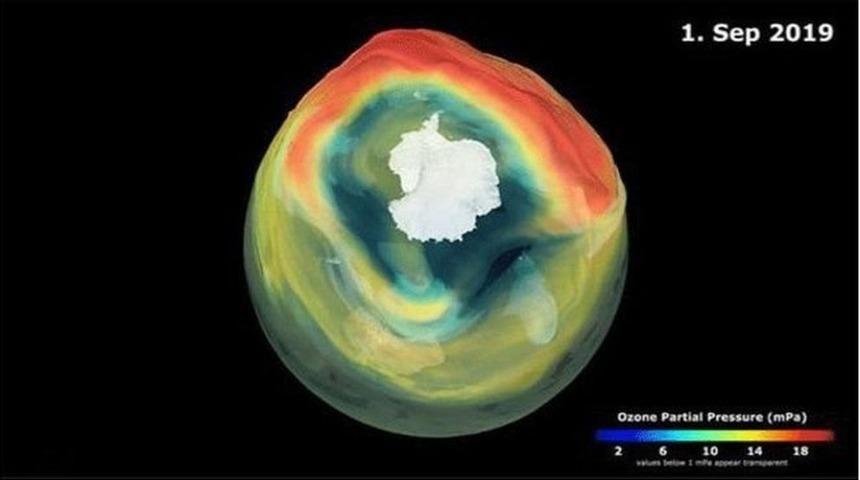Ozon tabakasındaki delik küçülüyor: Son 30 yılın en düşük seviyesine geriledi