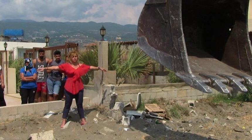 Samandağ'da yıkım gerginliği