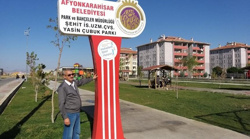 Şehit Yasin &Ccedil;ubuk&rsquo;un adı Afyonkarahisar&rsquo;da bir parka verildi