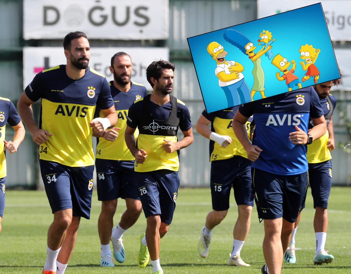 F.Bah&ccedil;e'nin yıldızları Simpsons oldu!