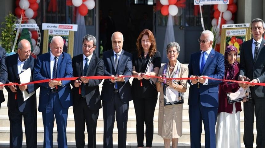 22 hayırsever tarafından yaptırılan okul eğitime a&ccedil;ıldı