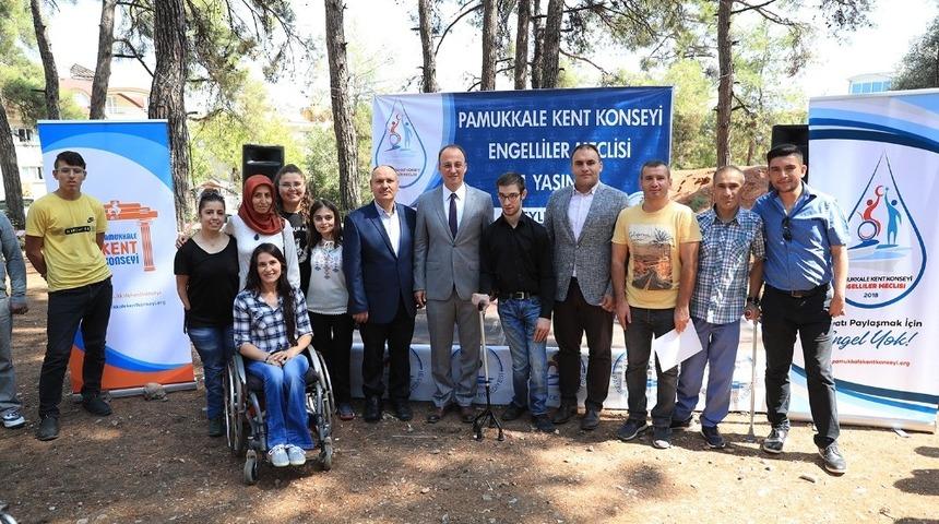 Pamukkale Belediyesi Kent Konseyi Engelliler Meclisi birinci yılını kutladı