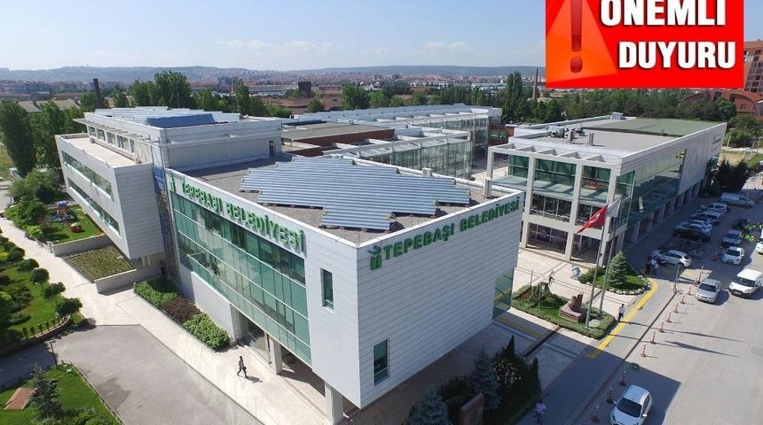 Tepebaşı Belediyesi&rsquo;nden dolandırıcılık uyarısı
