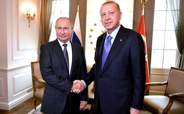 Kremlin, Putin-Erdoğan görüşmesine dair görselleri yayınladı