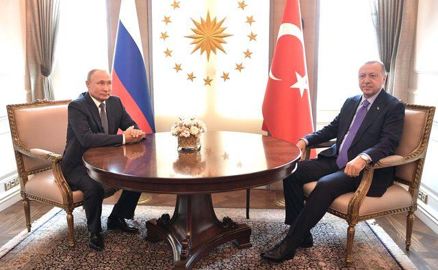 Kremlin, Putin-Erdoğan görüşmesine dair görselleri yayınladı