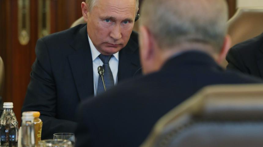 Cumhurbaşkanı Erdoğan, Putin ile görüştü (2)