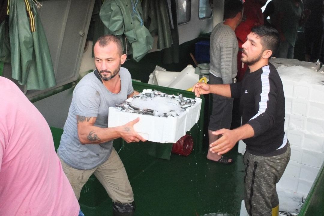 R&uuml;zgar durdu, balık bollaştı