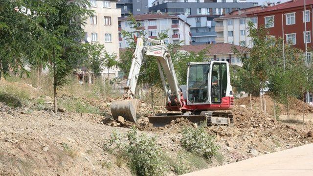 Tatlıkuyu vadisi mesire alanında ikinci etap çalışmaları devam ediyor