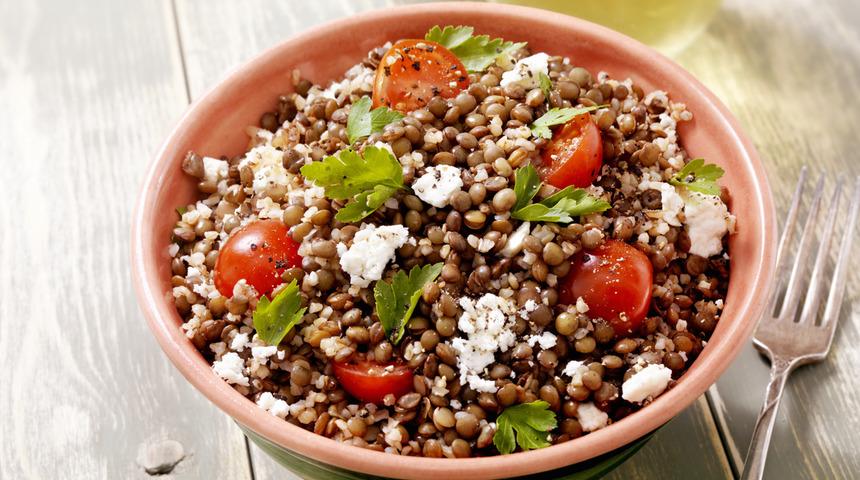 Bol protein bol lezzet: Yeşil mercimek salatası