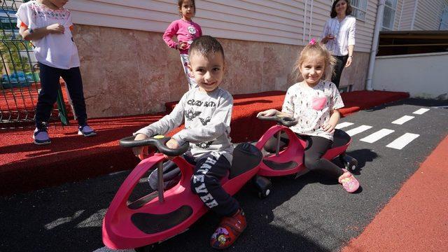 Isparta’da Hareketlilik Haftası’nda anaokulu öğrencilerine trafik bilinçlendirmesi