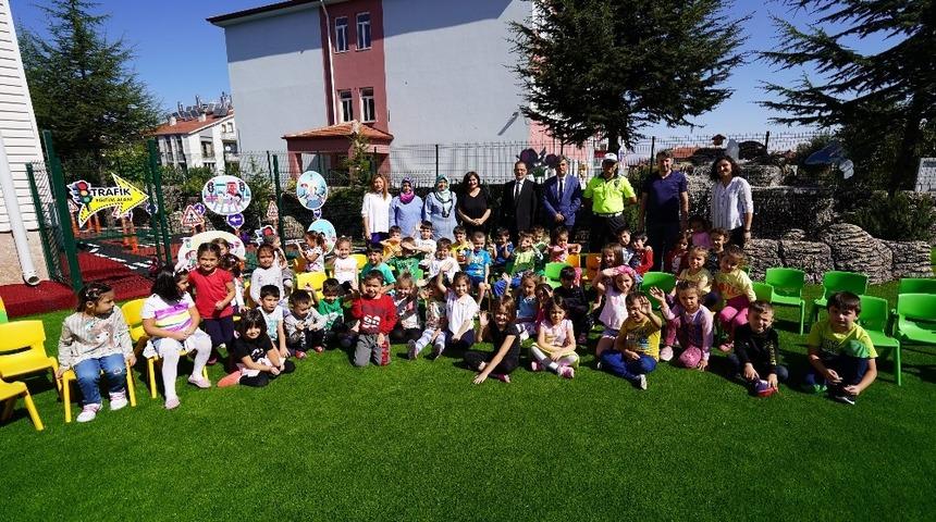 Isparta&rsquo;da Hareketlilik Haftası&rsquo;nda anaokulu &ouml;ğrencilerine trafik bilin&ccedil;lendirmesi