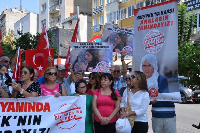 Diyarbakır'da eylem yapan ailelere Mersin'den destek
