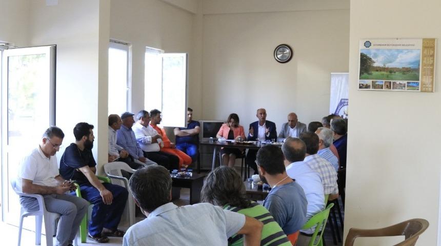 DTSO yönetimi, Metal İşleri Sanayi Sitesi esnafı ile bir araya geldi