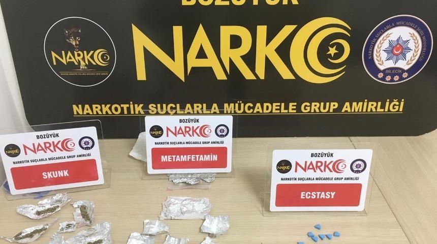 Bozüyük’te uyuşturucu operasyonu