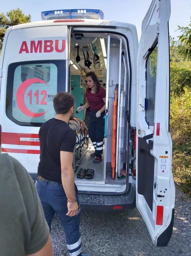 Türkeli’de ATV aracı devrildi: 1 yaralı