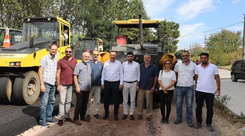 Asfalt Sevinci Tekeler&rsquo;de s&uuml;r&uuml;yor