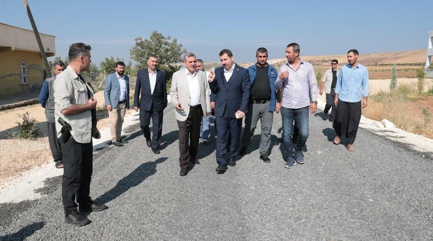 Beyazg&uuml;l yol yapım &ccedil;alışmalarını inceledi