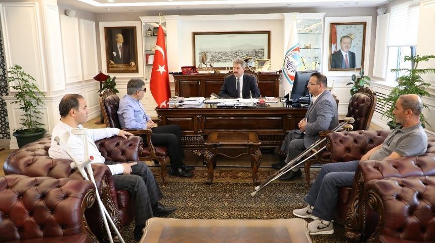 Melikgazi’den Bedensel Engelliler Spor Kulübü’ne Destek