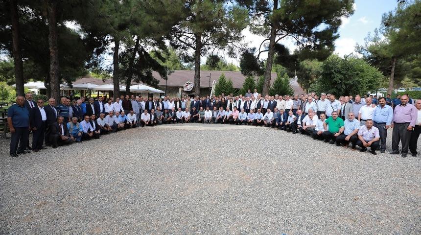 Fadıloğlu ile Kalaylı, muhtarla istişare toplantısında buluştu