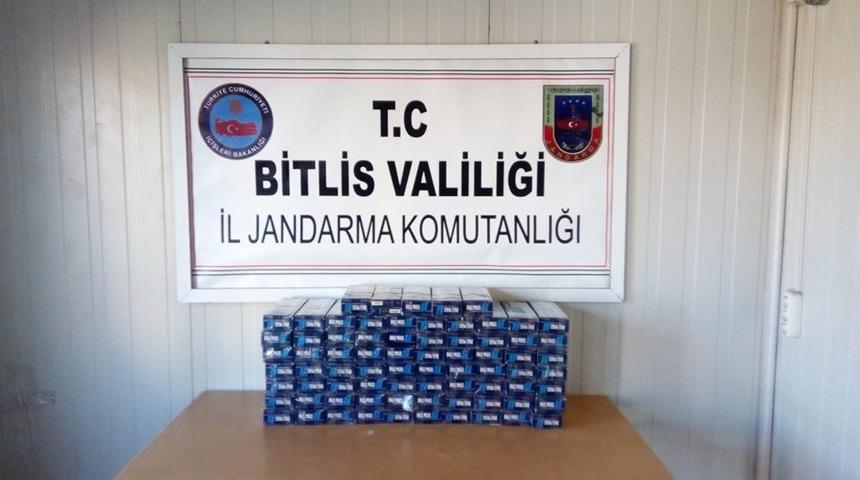 Bitlis’te 3 bin 800 paket kaçak sigara ele geçirildi