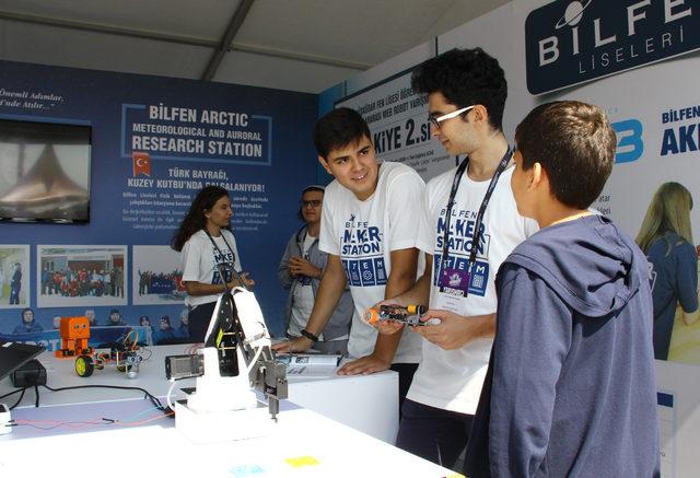 Bilfen öğrencileri projelerini TEKNOFEST’te tanıtıyor