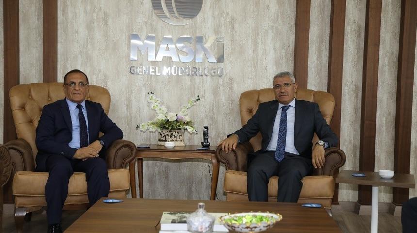 Başkan G&uuml;der&rsquo;den MASKİ&rsquo;ye ziyaret