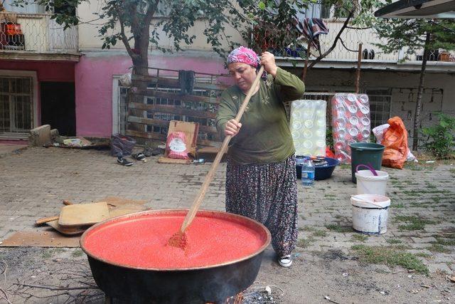 Ev yapımı salçaya talep arttı