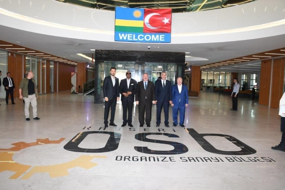 Ruanda B&uuml;y&uuml;kel&ccedil;isi Kayseri OSB&rsquo;yi Ziyaret Etti