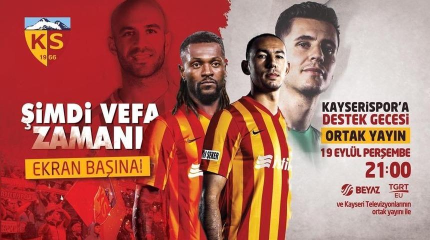 Kayserispor&rsquo;dan Vefa Gecesi&rsquo;ne a&ccedil;ık davet