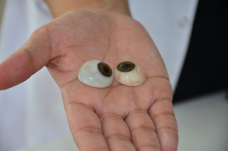 Protez gözleri gören şaşıp kalıyor! Gerçek gibi... G2